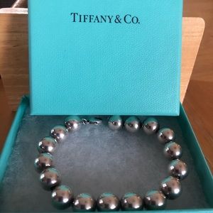 Tiffany & Co. Sterling silver 10mm HardWear Ball Bracelet 6.5" Like new w/box!